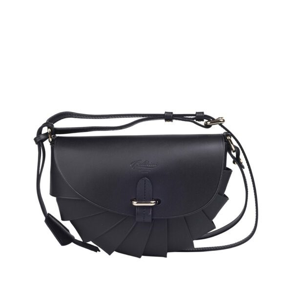 Black Leather Shoulder Bag