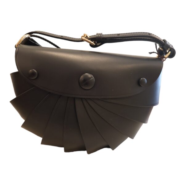 Black Leather Shoulder Bag